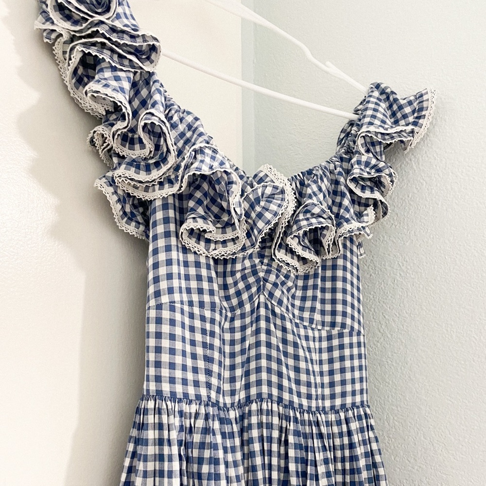 DOEN Sora Blue Blue Gingham Dress